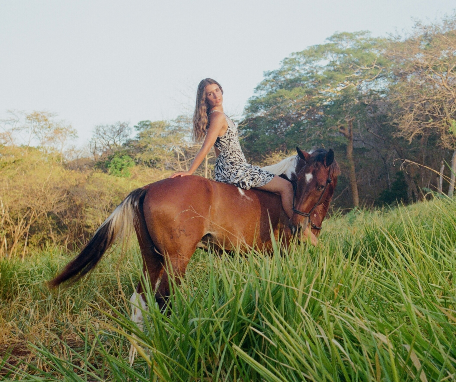 Natasha on horseback
